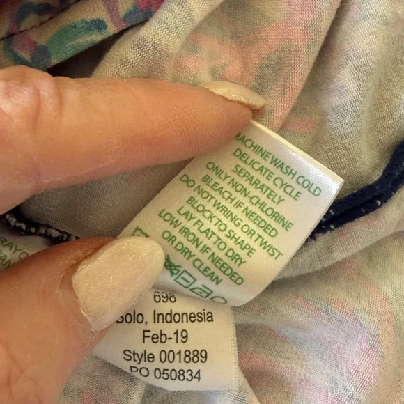 Lilly Pulitzer Malin Shells Bells Deep Sea Navy Midi Dress Size Small - Picture 11 of 11